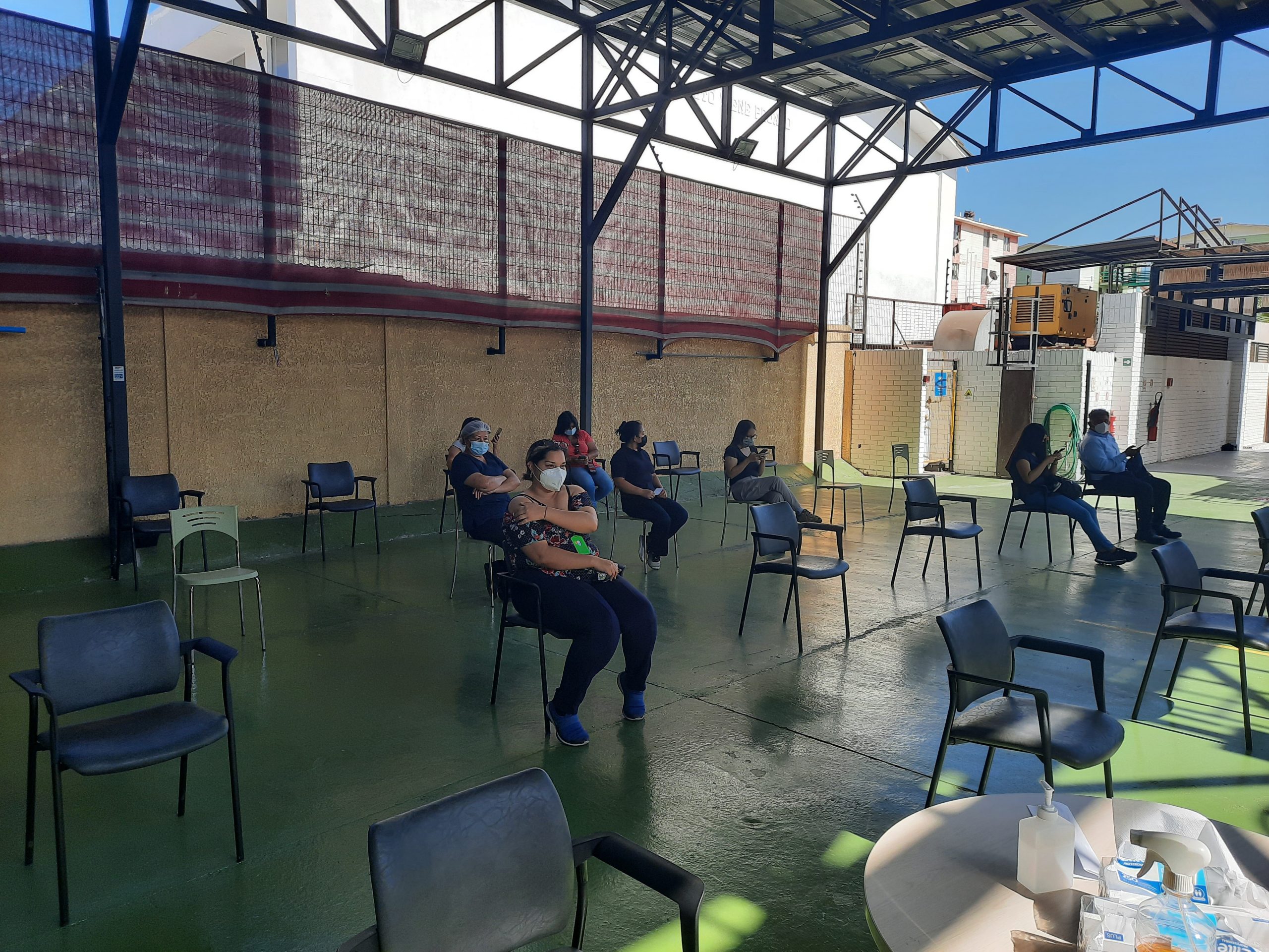 Teletón Iquique apoya a la comunidad como centro de vacunación