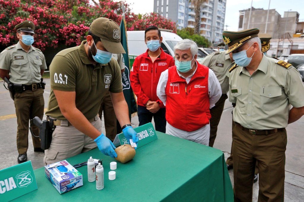 Carabineros de Alto Hospicio detuvo a 14 implicados en incautación de 63 kilos de drogas