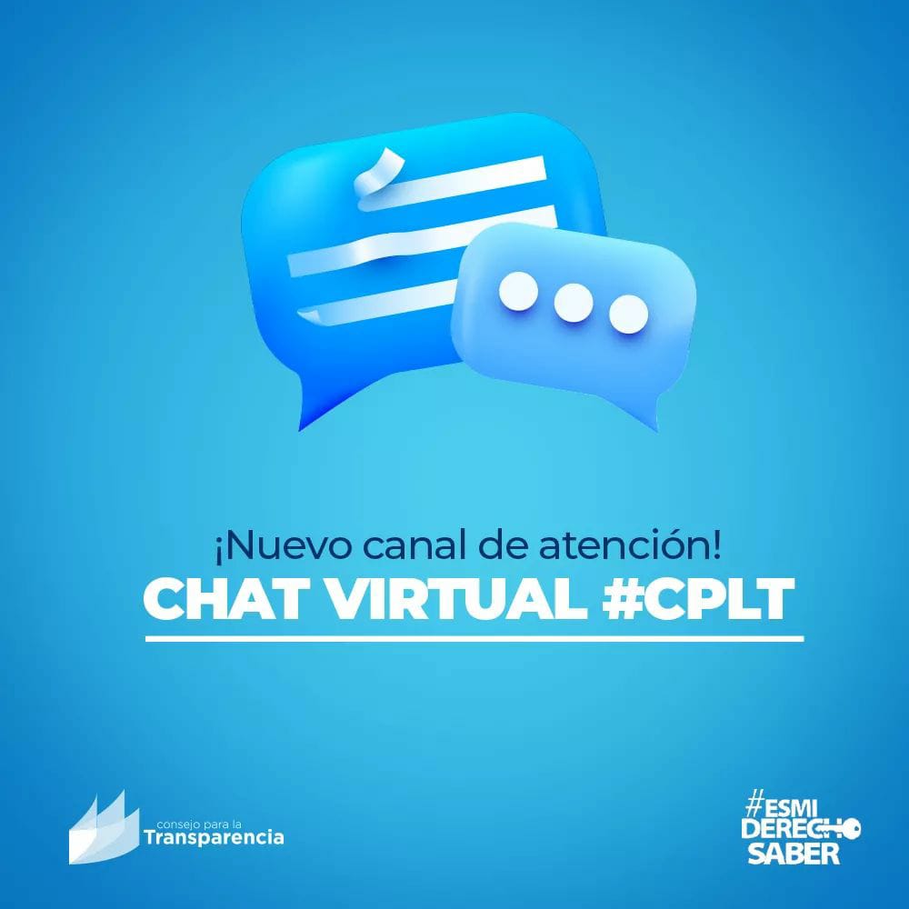 CPLT TRANSPARENCIA refuerza su atención ciudadana con nuevo chat virtual