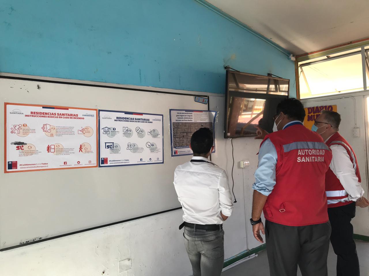 Salud Tarapacá entrega dos colegios habilitados como estadías sanitarias transitorias