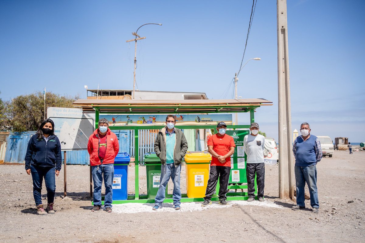 4 mil kilos de residuos fueron reciclados en caletas del sur de Iquique por programa “Cuidemos Tarapacá”