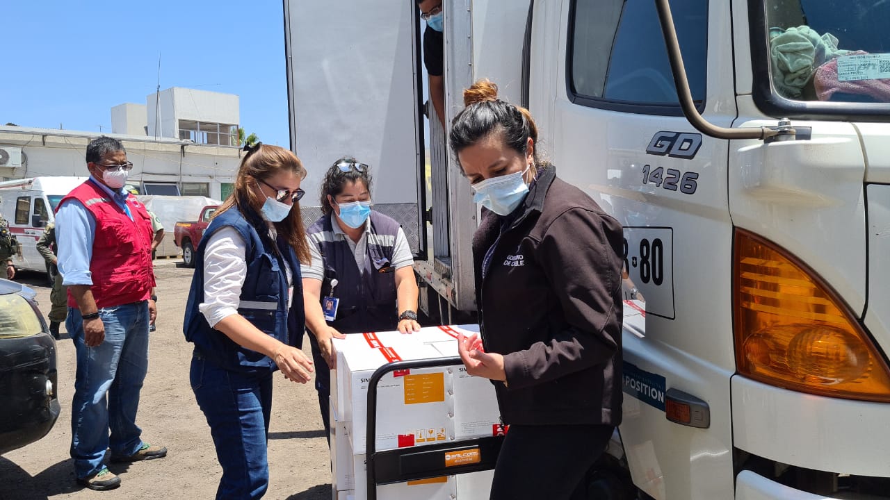 22 mil 800 nuevas dosis llegaron a Tarapacá para continuar con proceso de inmunización