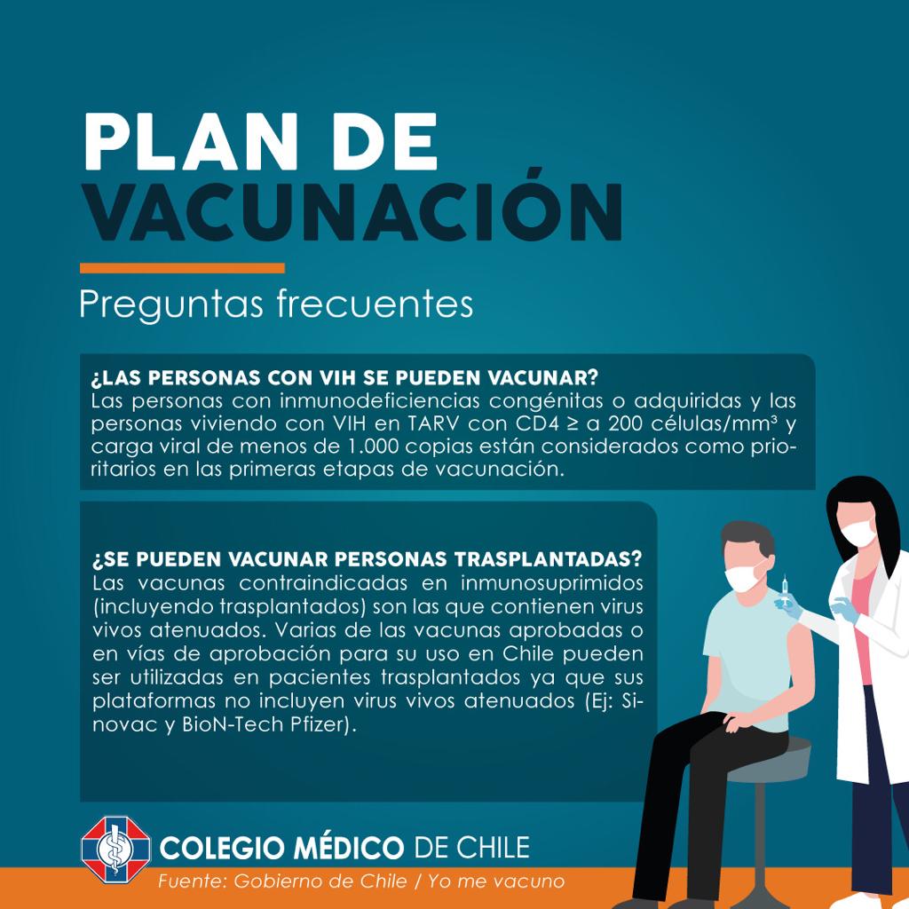 Colegio Médico llama a la población a Vacunarse “Sin Miedo” contra el COVID 19