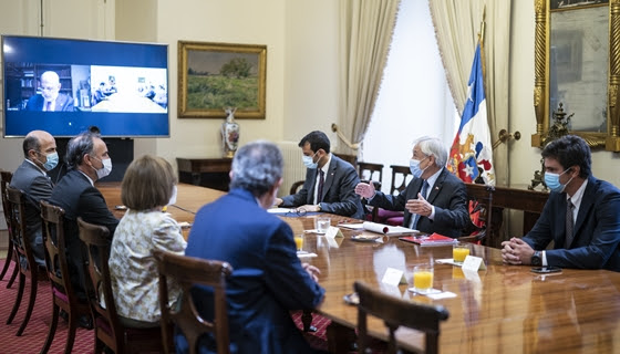 Presidente Piñera se reúne con máximas autoridades del Estado para abordar situación en La Araucanía