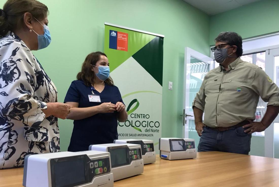 Centro Oncológico del Norte recibió 8 bombas de infusión para su Unidad de Emergencia