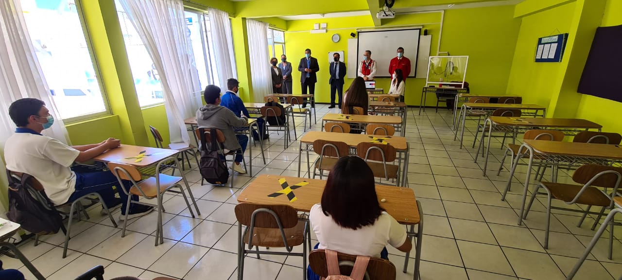 En Liceo Aníbal Pinto»: Autoridades de Tarapacá dan inicio oficial al año escolar 2021 con retorno a clases gradual, flexible y voluntario