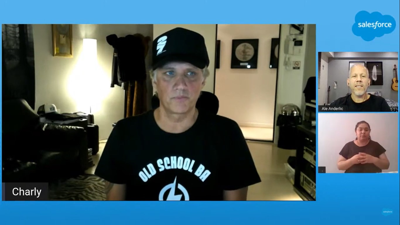 Baterista de Soda Stereo, Charly Alberti, participó en ciclo Trailblazers Latinoamericanos de Salesforce