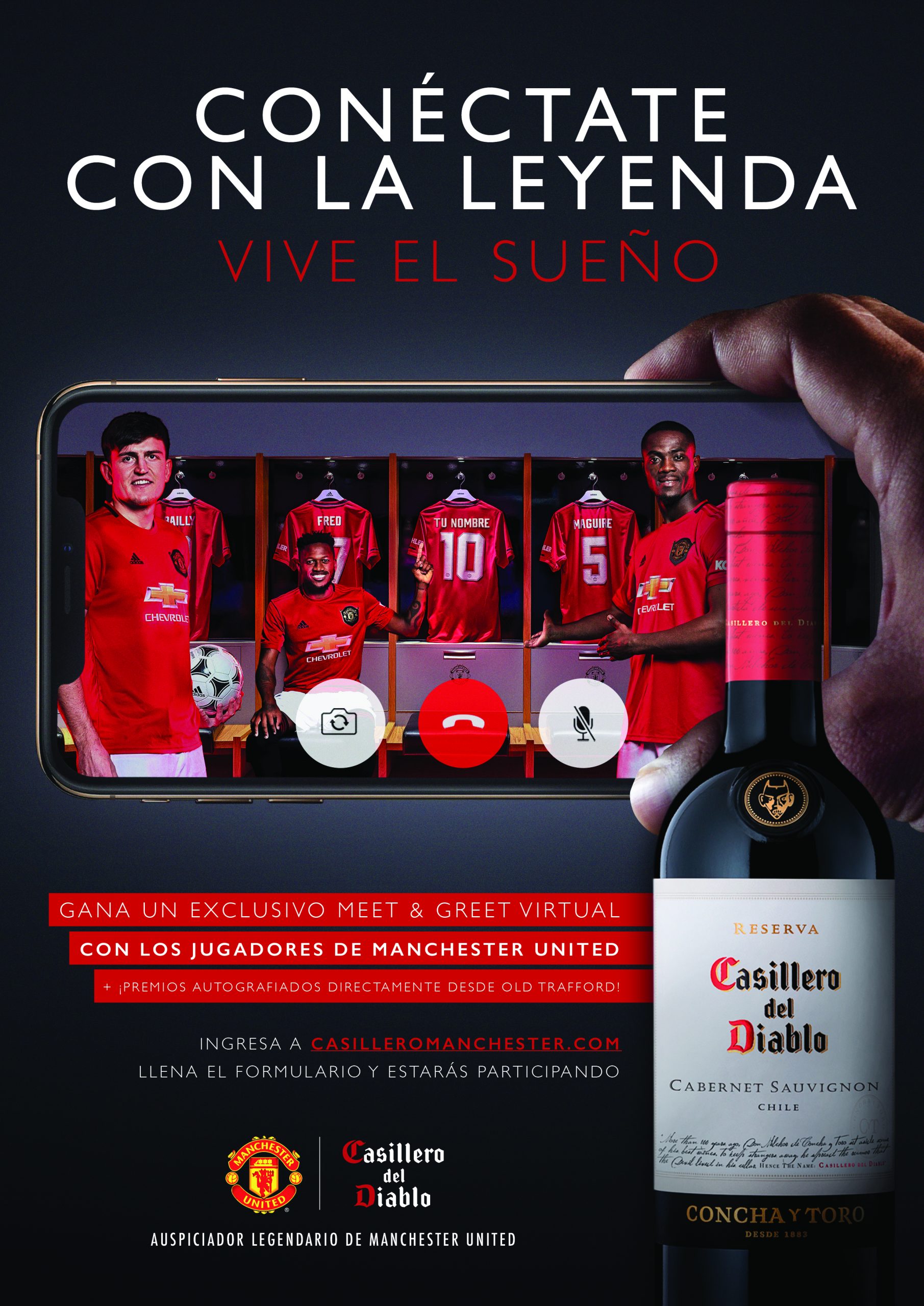 Fanáticos de Manchester United podrán tener encuentro virtual con sus jugadores