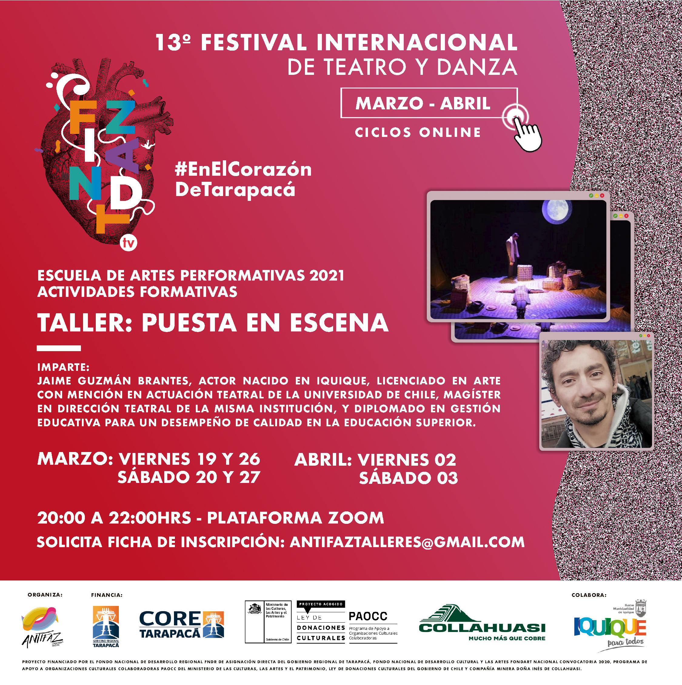 FINTDAZ te invita a ser parte de la Escuela de Artes Performativas gratis y para todas las edades