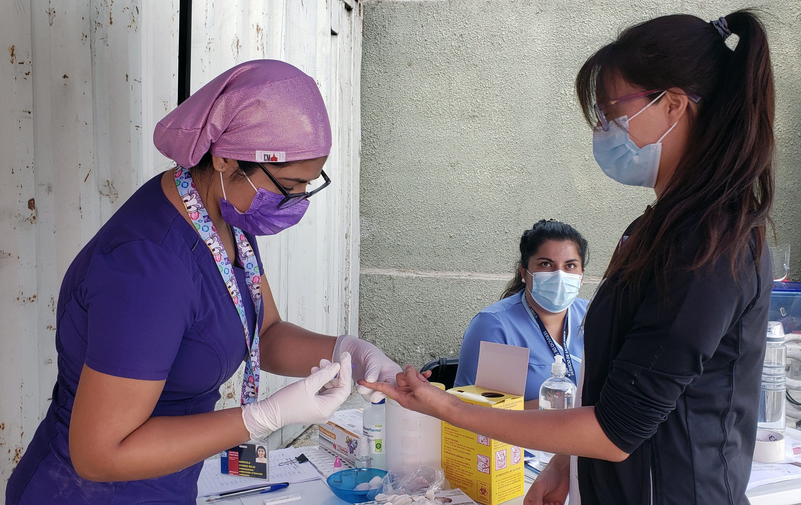 Servicio de Salud Arica comenzó toma de test para medir la tasa de anticuerpos de covid-19 en la población