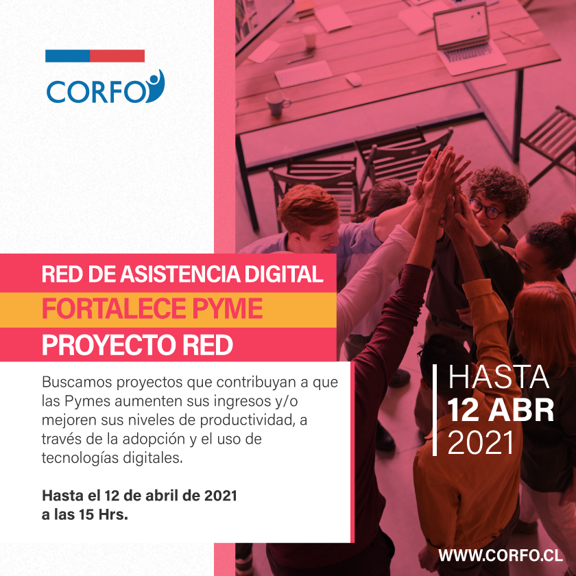 Corfo comienza recepción de proyectos para operar Red Fortalece Pyme