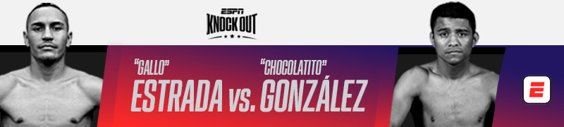 ‘Gallo’ Estrada v/s ‘Chocolatito’ González II en ESPN KNOCKOUT