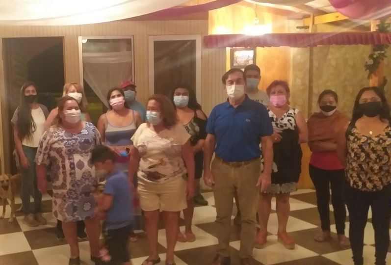 En terreno conocieron problemas de sector Alto Los Verdes, los concejales Juan Lima Montero y Luis Bustamante