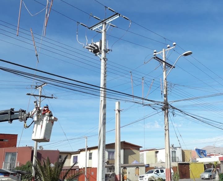 CGE informa trabajos de mantenimiento en sector La Pampa de Alto Hospicio
