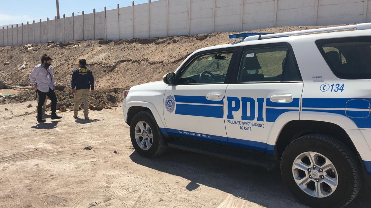 PDI investiga hallazgo de osamentas en Alto Hospicio