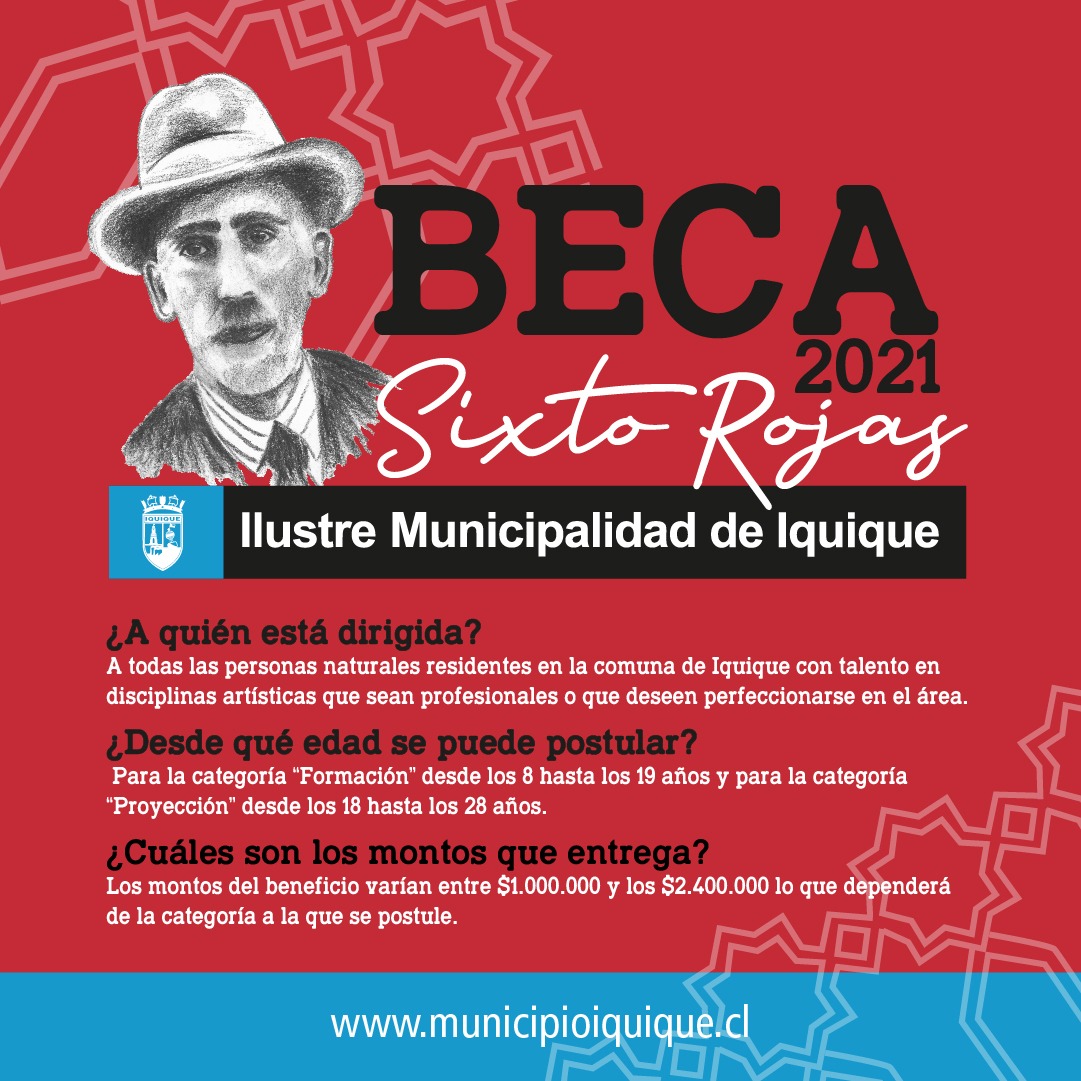 Beca artística “Sixto Rojas Acosta” contará con comisión evaluadora definida técnicamente