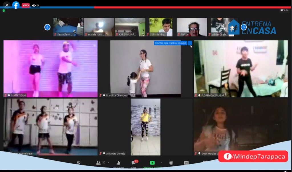 Cerca de 300 personas celebraron online el “Día del Deporte”