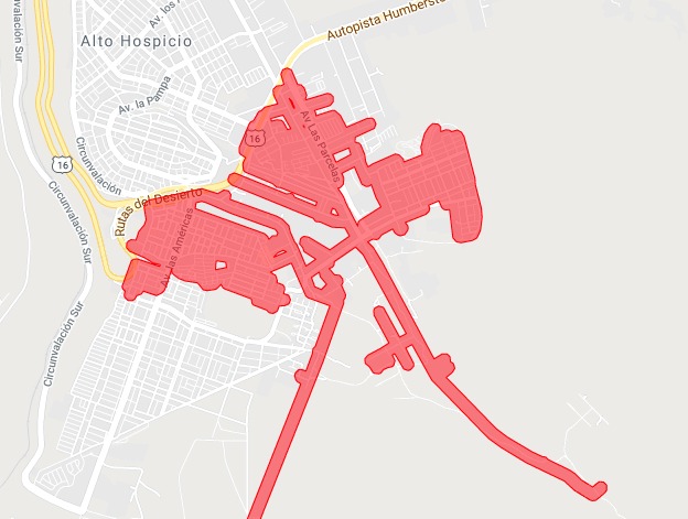 Interrupción en suministro eléctrico en Alto Hospicio; también en Cerro Tarapacá
