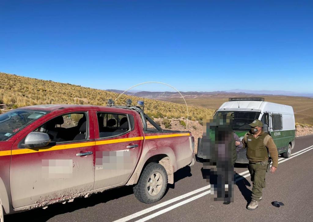 En rápida acción Carabineros recupera vehículos robados con el método del abordaje