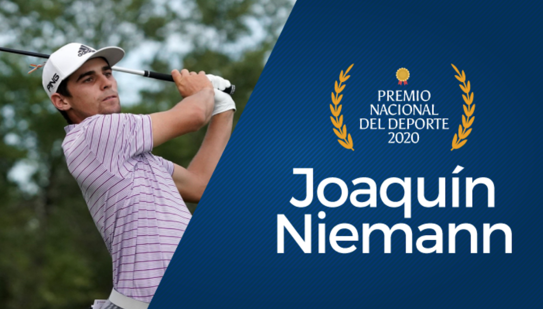A los 22 años Joaquín Niemann se convierte en el ganador más joven del Premio Nacional del Deporte