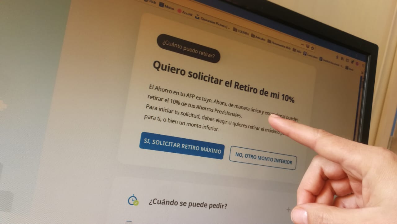 Solicitudes del tercer 10% comienzan este lunes: AFPs y aseguradoras las recibirán solo en formato online