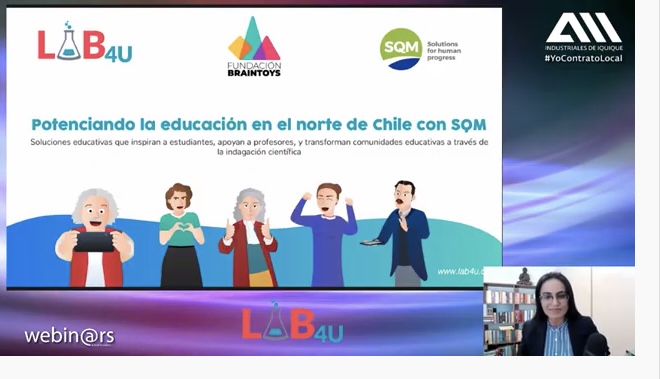 Webinar AII y SQM: Expertos abordaron Desafíos y Oportunidades de la Educación Online