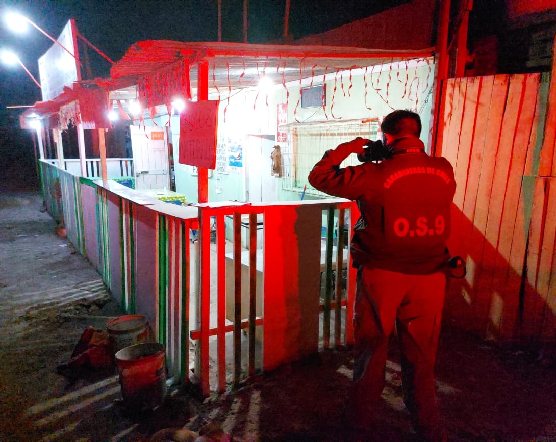 Carabineros de Alto Hospicio detuvo a presunto autor de homicidio