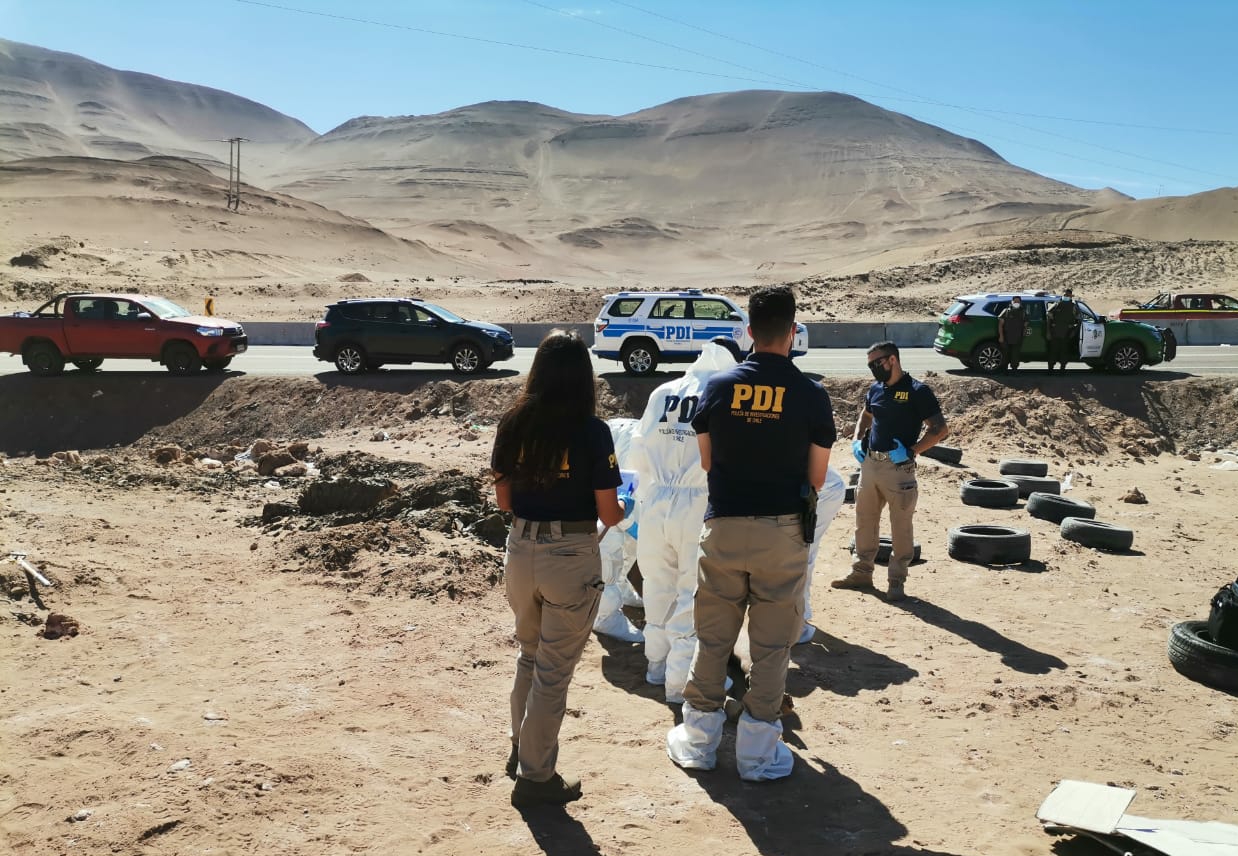 PDI Tarapacá investiga hallazgo de cadáver N.N.; habría muerto al recibir descarga eléctrica