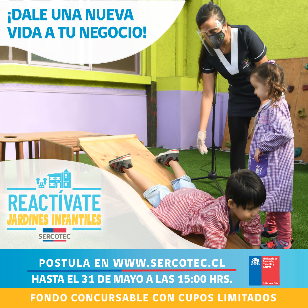 Sercotec entregará subsidios a jardines infantiles
