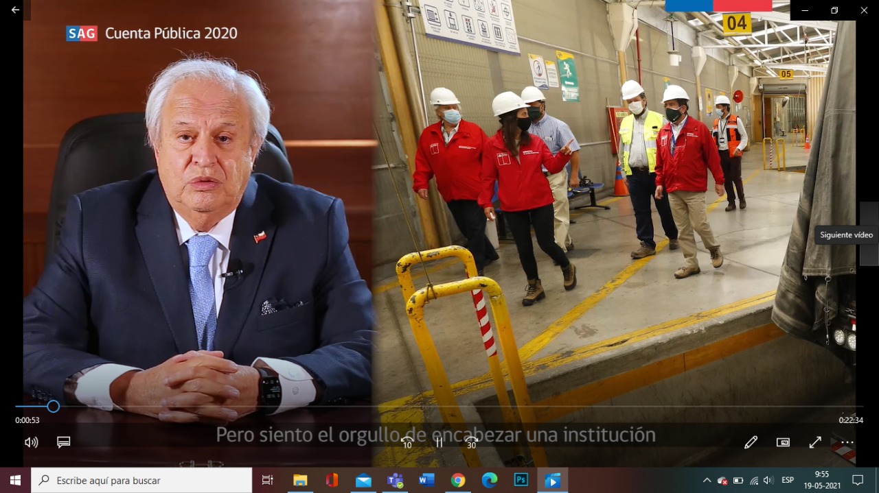 Director Nacional del SAG entregó su Cuenta Pública de la gestión 2020