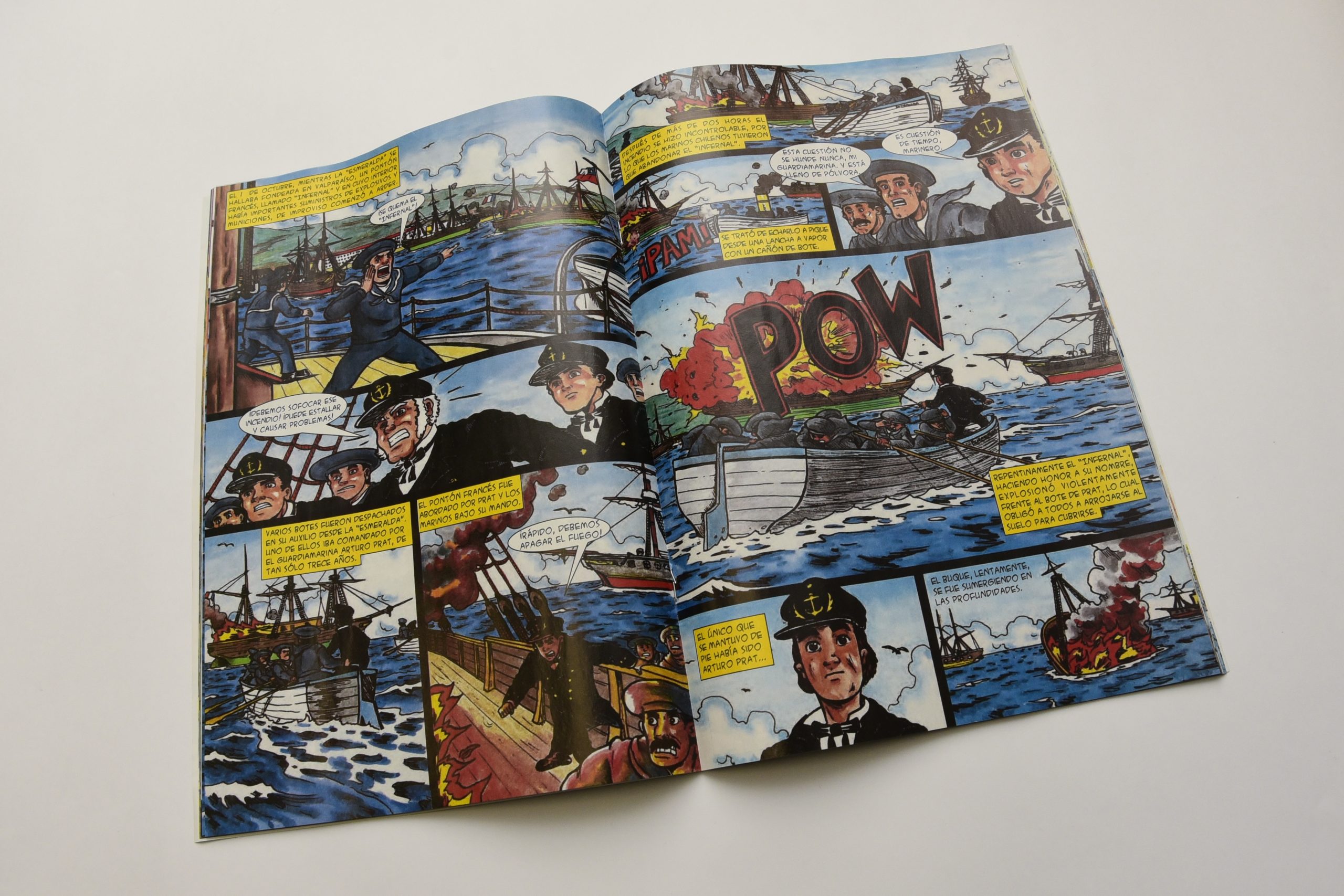 “Prat” en su versión comic se difunde a nivel nacional