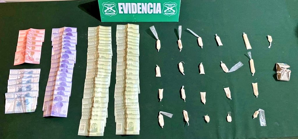 Cuatro detenidos por microtráfico de drogas en Iquique y Alto Hospicio