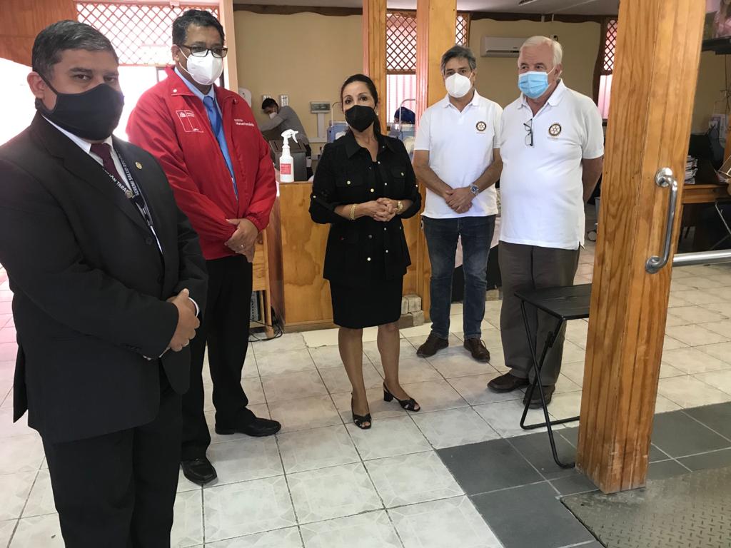 Seremi de Salud visitó Centro de Hemodiálisis de la Corporación «Paul Harris» invitado por Rotary Iquique