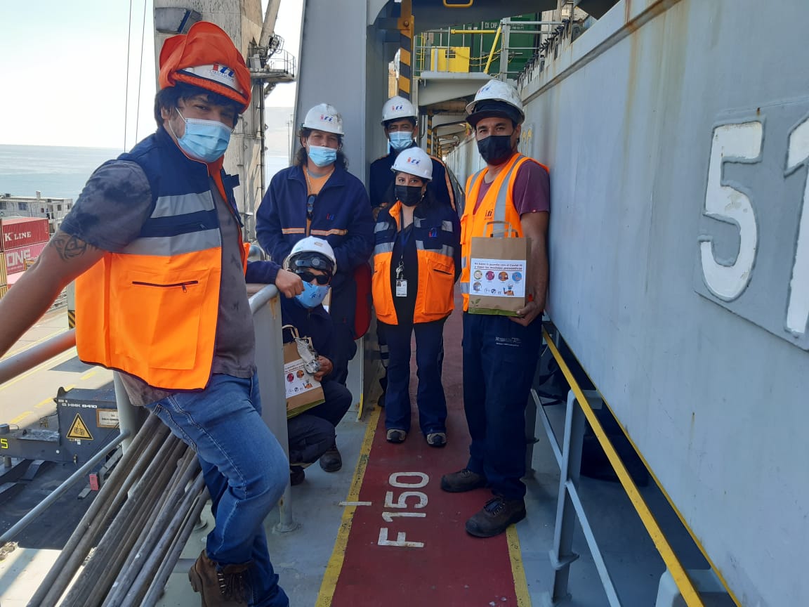 Iquique Terminal Internacional (ITI): Comités paritarios refuerzan medidas preventivas Covid-19