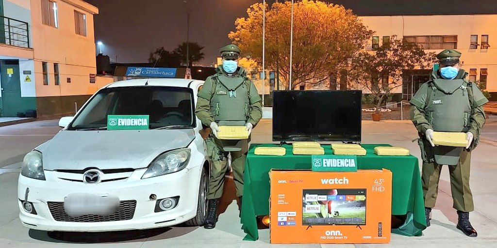 Procedimientos de Carabineros de Alto Hospicio en las últimas horas