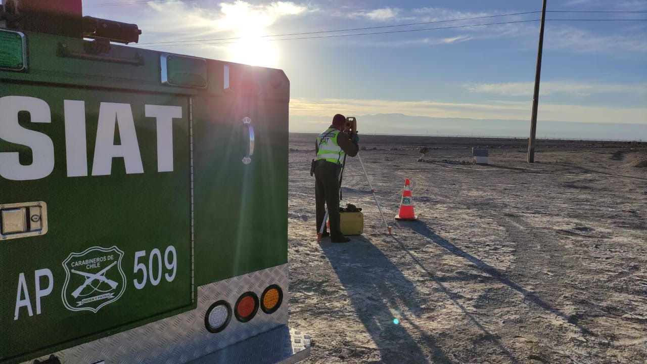 Un muerto en volcamiento en Ruta A-5, cerca de Pozo Almonte