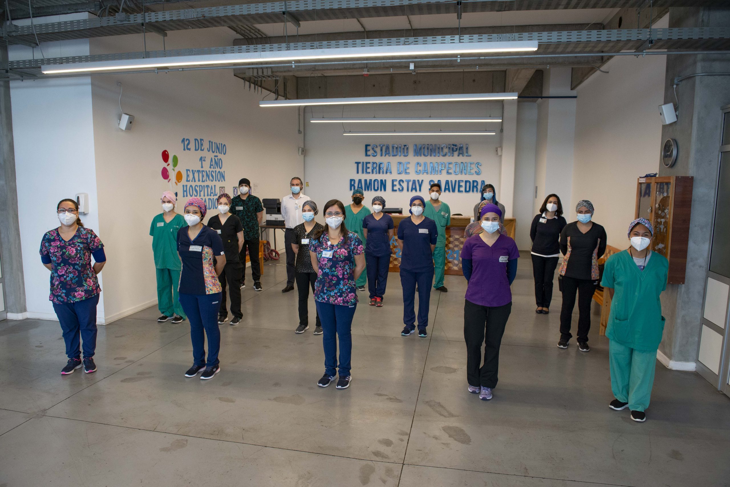 Más de 2 mil pacientes ya han pasado por el Estadio Tierra de Campeones en su calidad de extensión del Hospital de Iquique