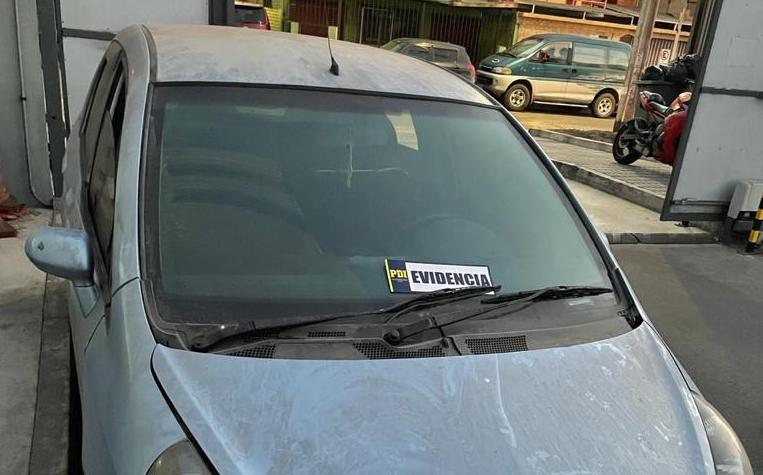 PDI recupera vehículo que fue usado en el robo de otro automóvil