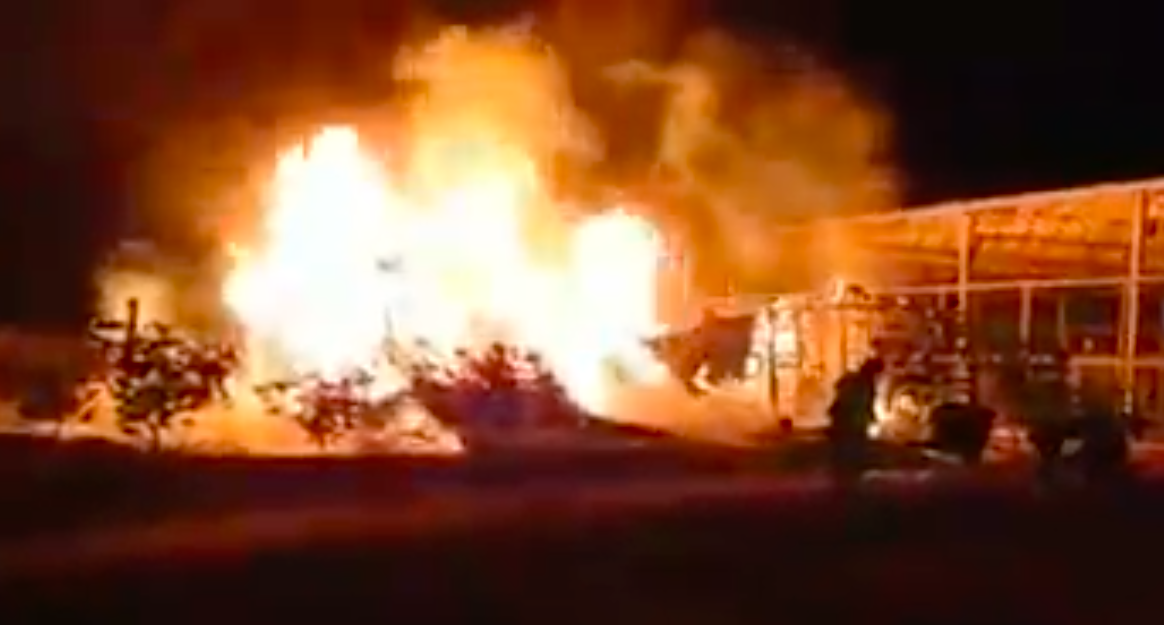 Incendio arrasó con capilla San Lorenzo en Pozo Almonte