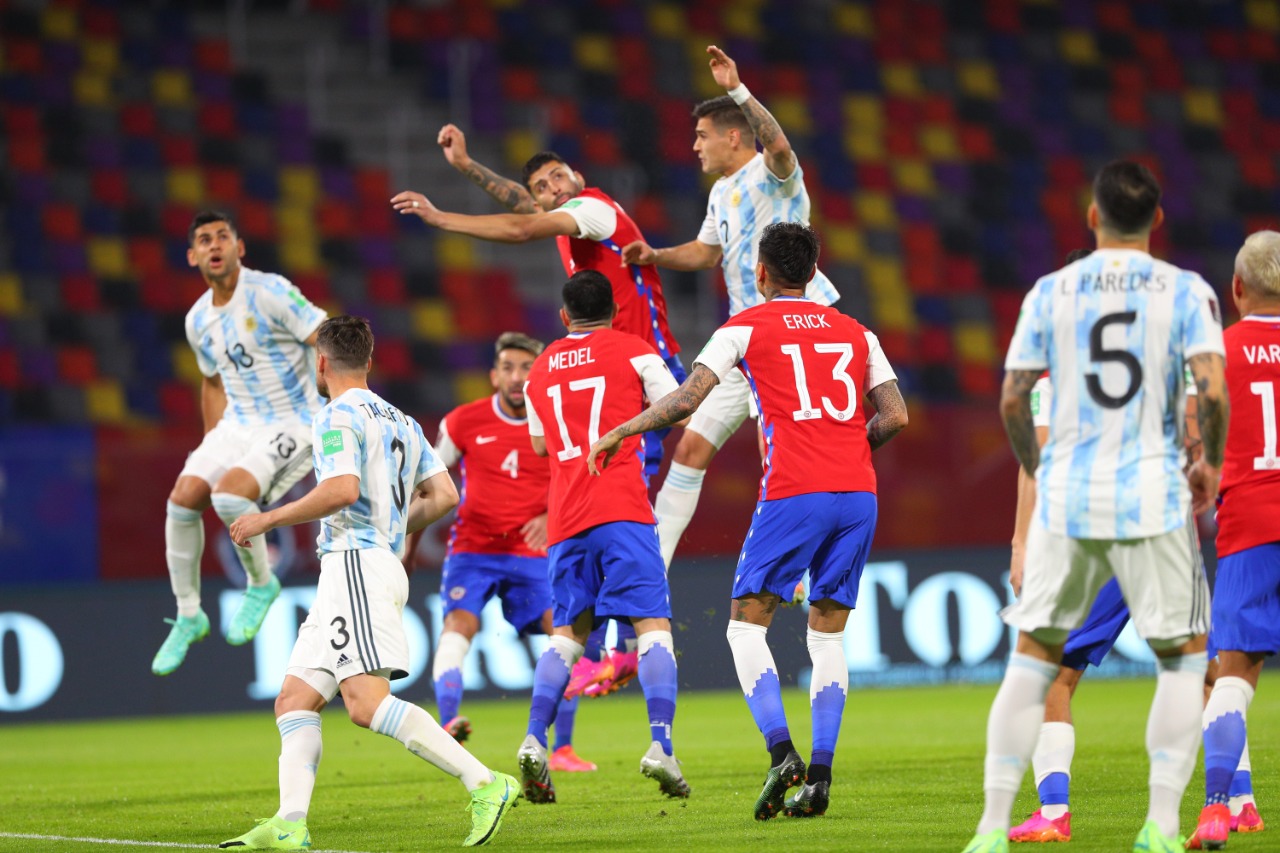 Chile empató con Argentina 1 – 1 camino al Mundial de Qatar 2022