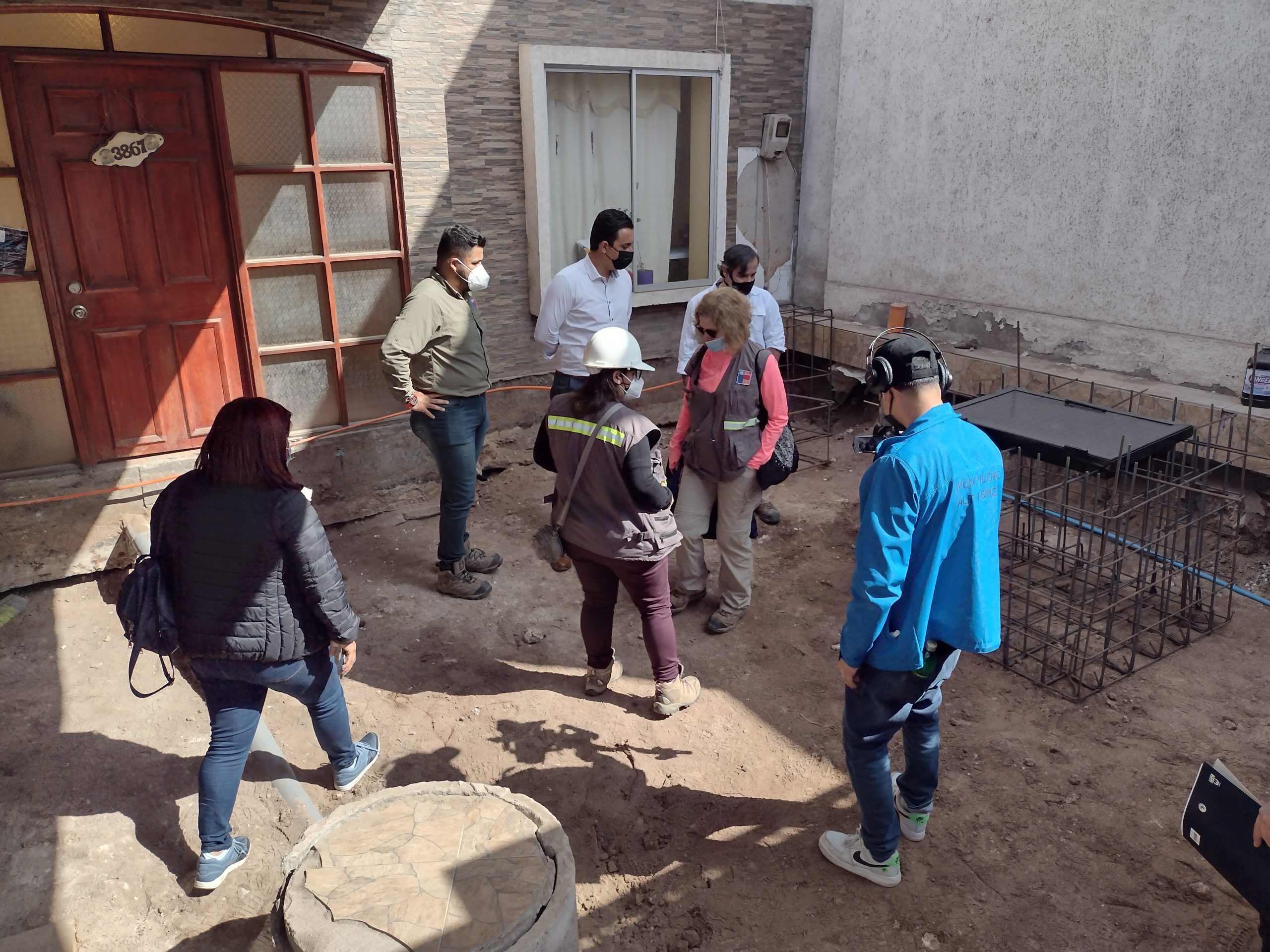Parte recambio de redes domiciliarias en viviendas de Villa Don Arturo de Alto Hospicio