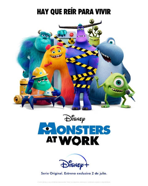 Monsters At Work estará disponible en Disney+ a partir del 7 de julio
