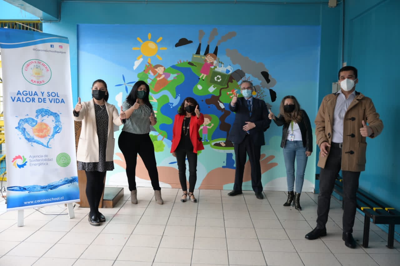 Corona School lidera proyecto energético que reutiliza aguas grises para regadío