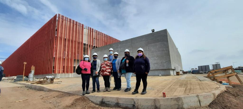 Dirigentes vecinales visitan obras del nuevo hospital de la comuna de Alto Hospicio