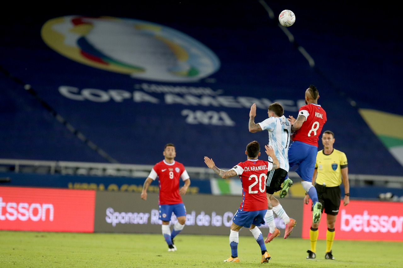 La Selección Chilena empató 1-1 con Argentina con goles de Vargas y Messi
