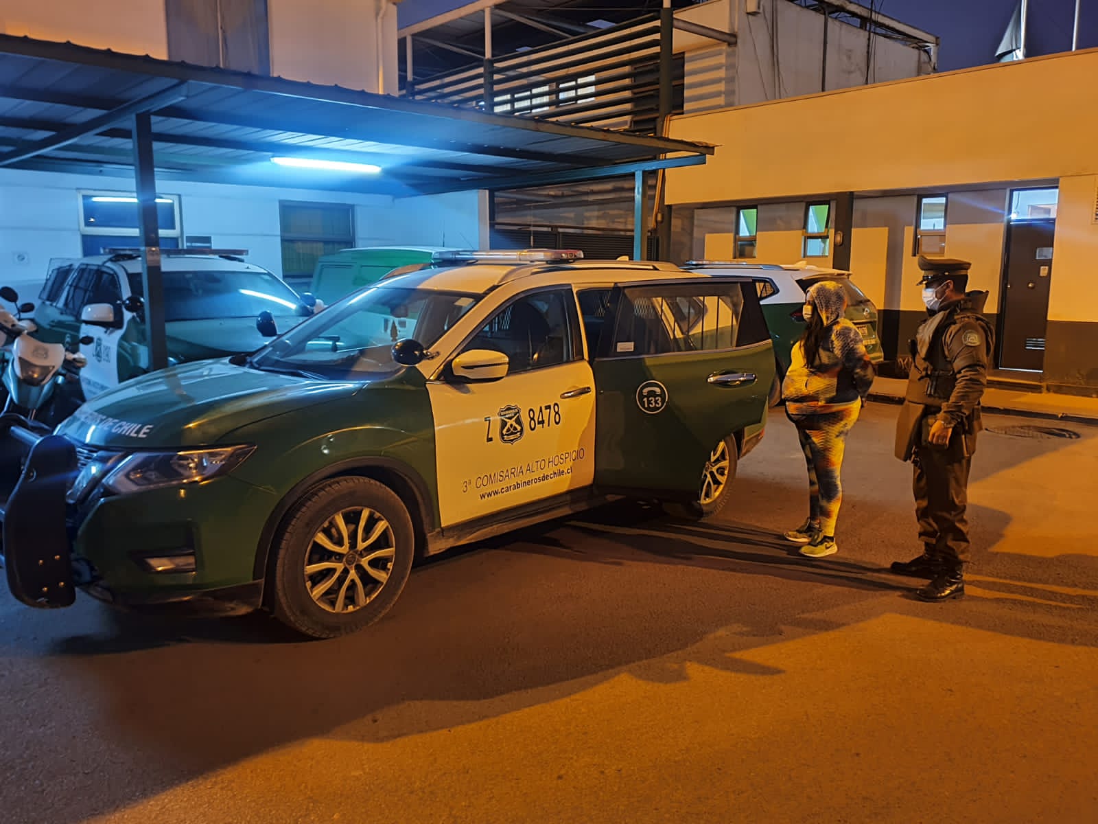 Detenida por receptación de vehículo motorizado en Alto Hospicio