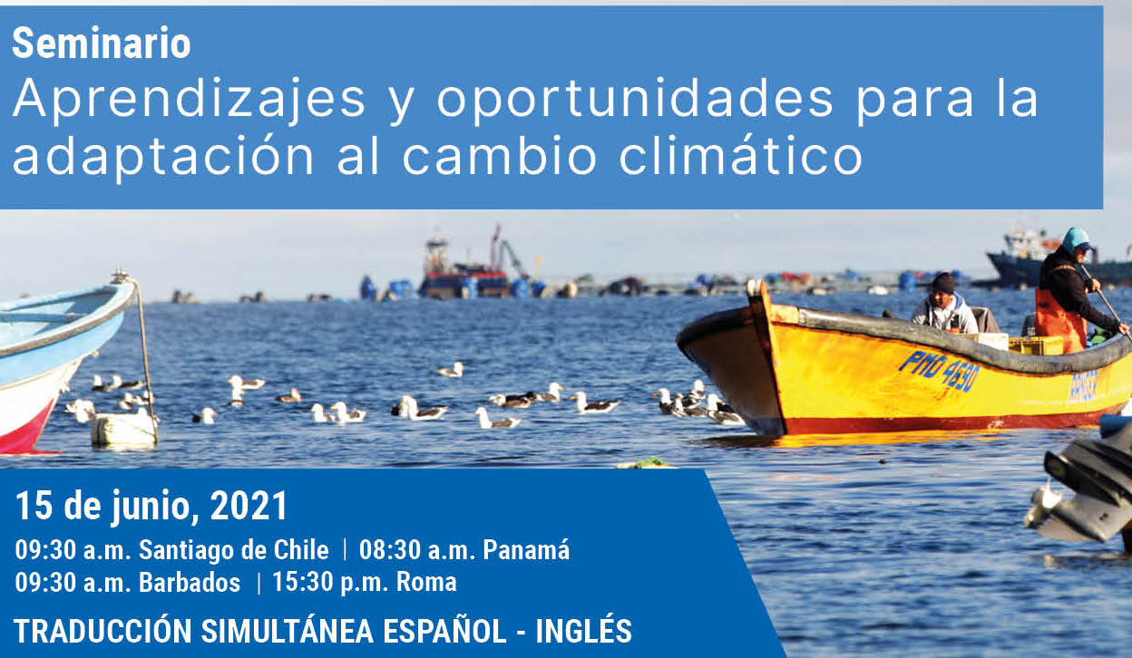 Seminario virtual analizará la adaptación al cambio climático en el sector pesquero y acuícola chileno
