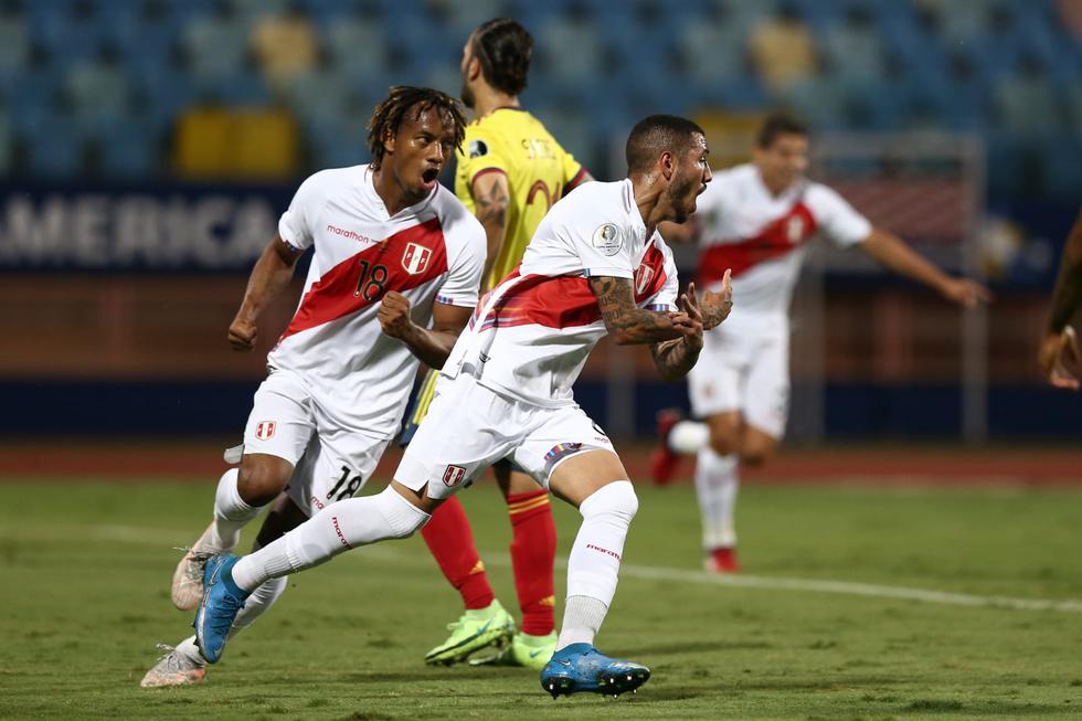 Selección de Perú venció 2-1 a Colombia por la Copa América 2021