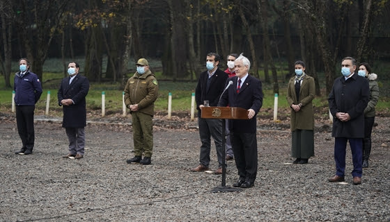 Presidente Piñera anuncia fortalecimiento de seguridad y medidas para el desarrollo en La Araucanía