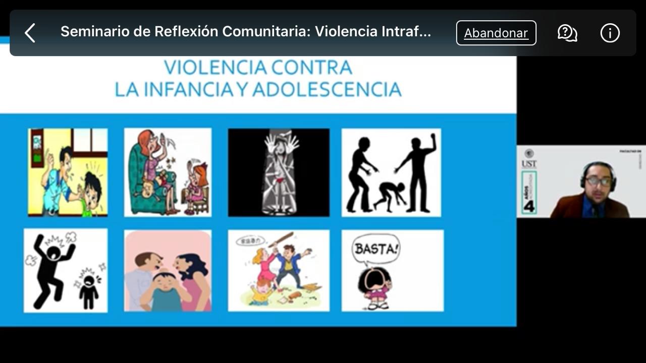 Exitoso seminario «Violencia Intrafamiliar: Otra cara de la pandemia» debatió su importancia con expertos en el tema